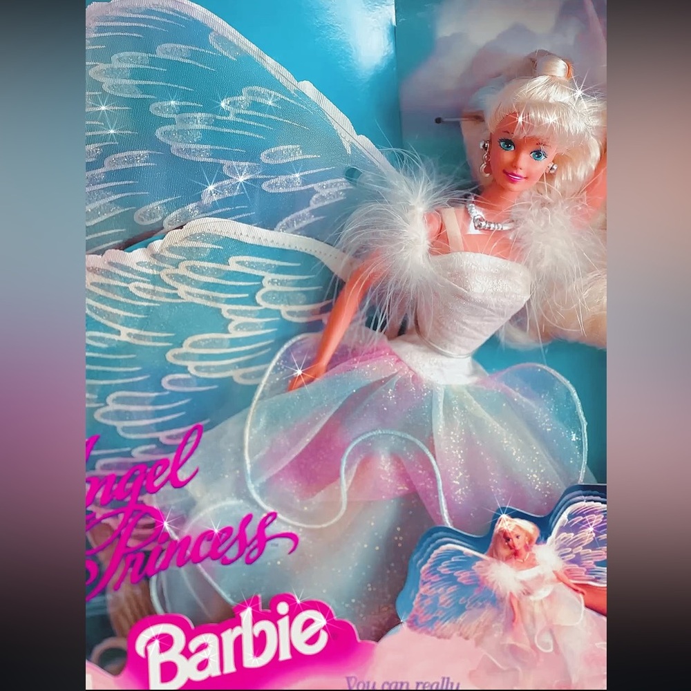 1996 Angel Princess Barbie Doll Mattel